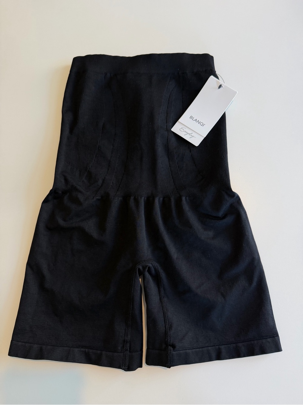 BLANQI Black High-Waist Shaping sculpture Shorts